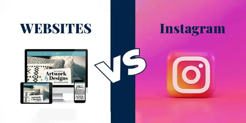 برای رشد کسب و ار سایت بهتره یا اینستاگرام